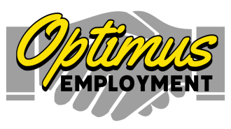 Optimus employment logo on white background